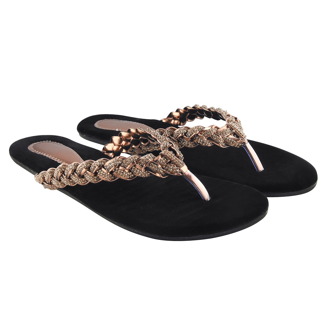 WOMEN-COPPER-FLAT-SLIPPER Wholesale Footwear by Blinder