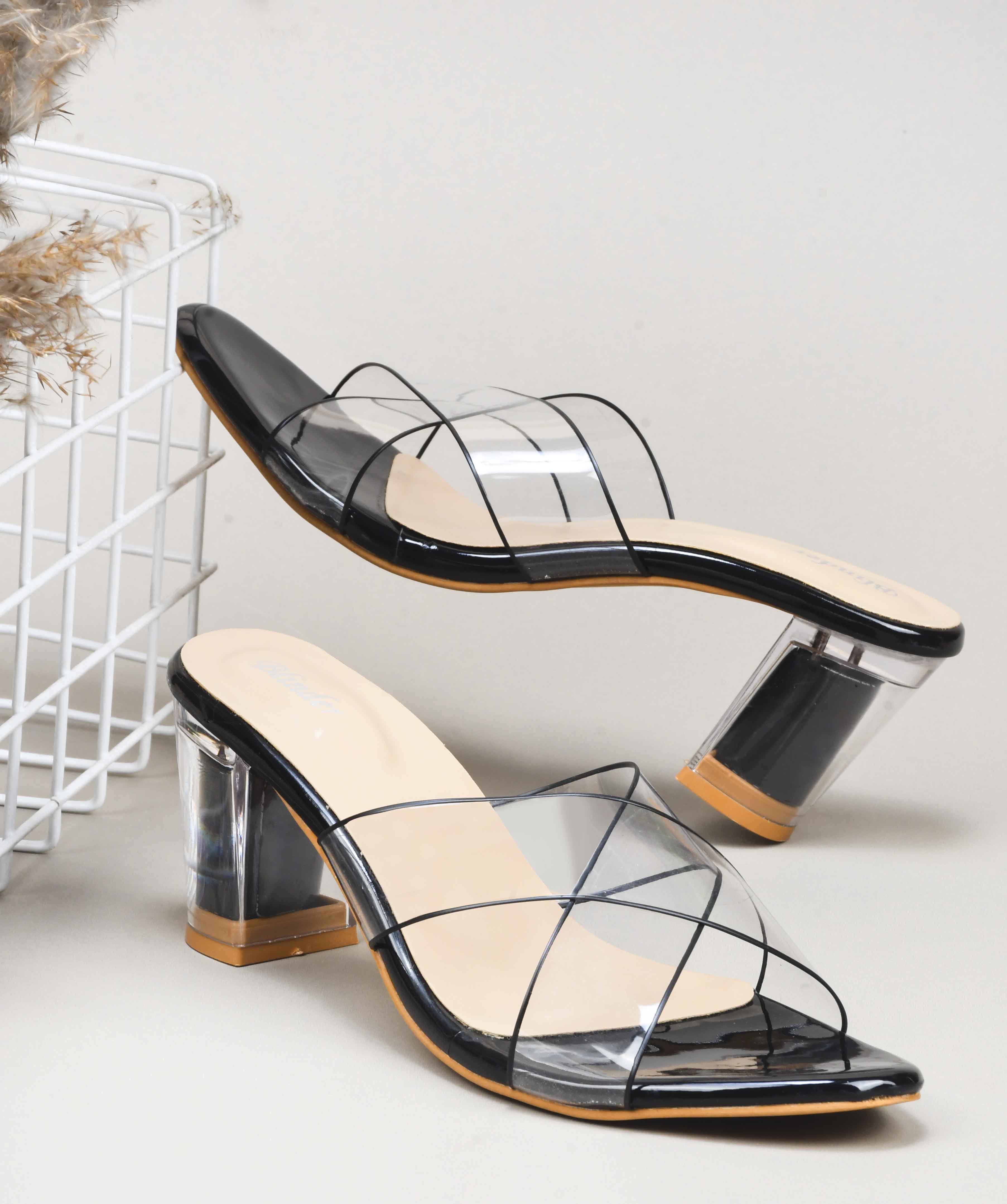 Blinder Black Heels Wholesale Footwear by Blinder